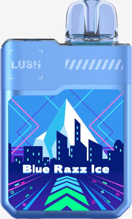 Digiflavor Vape - B6T24 Digiflavor Geekbar LUSH wegwerpartikelen blauw razz-ijs